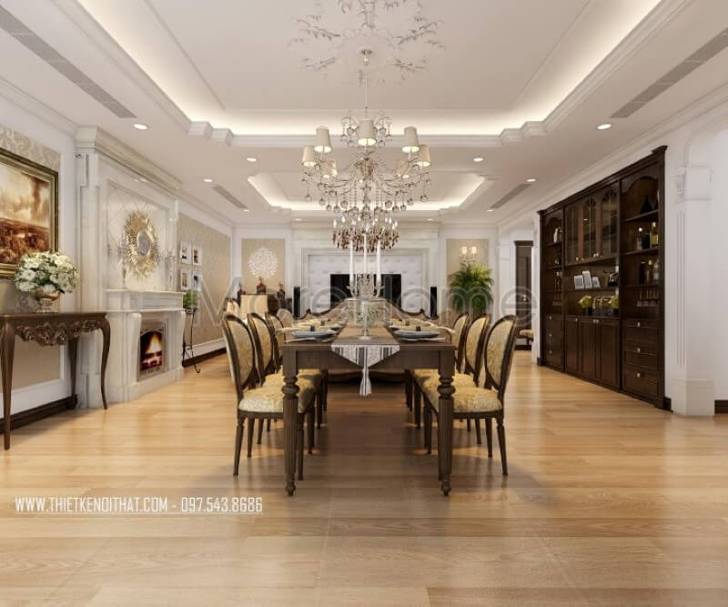 Mẫu bàn ăn đẹp mang lại cho gia chủ những bữa cơm ấm áp và ngon miệng hơn Mẫu nội thất chung cư đẹp