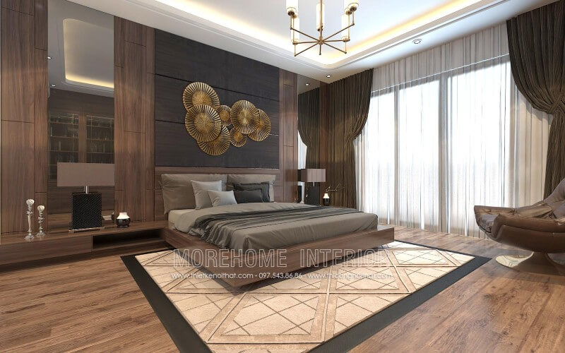 Giường ngủ biệt thự Giường ngủ biệt thự