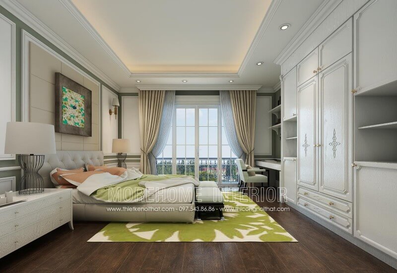 Giường ngủ biệt thự Giường ngủ biệt thự