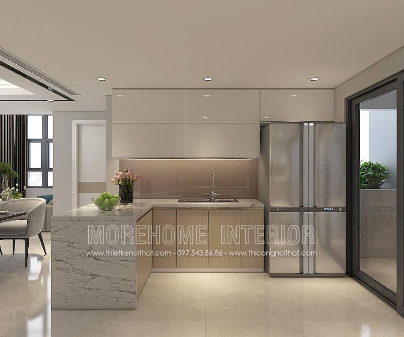 Mẫu tủ bếp chữ L hiện đại đang là xu hướng được nhiều khách hàng lựa chọn, thích hợp cho mọi không gian sống từ nhà phố, chung cư cho tới biệt thự... Tủ bếp hiện đại, tủ bếp chữ u, tủ bếp chữ i, tủ bếp chữ l