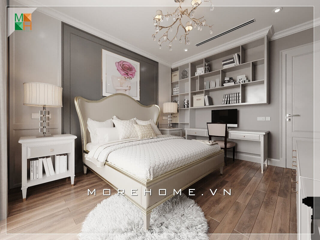 Gợi ý mẫu thiết kế nội thất phòng ngủ tân cổ điển ấn tượng, sang trọng và đẳng cấp cho chung cư, nhà phố, biệt thự. Mẫu thiết kế nội thất biệt thự đẹp
