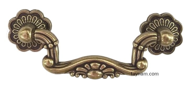Tay nắm tân cổ điển màu đồng kiểu dáng hoạt tiết mới lạ độc đáo cao cấp.